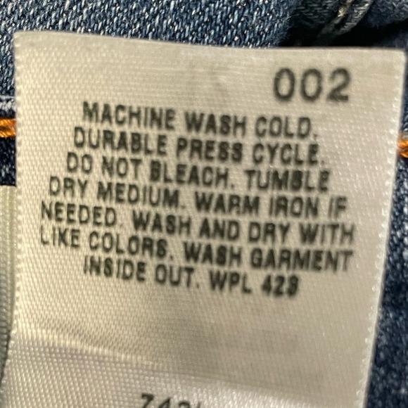 Levi’s  525 VTG Nouveau Low Rise Capri Jeans Size 12 - Picture 8 of 9